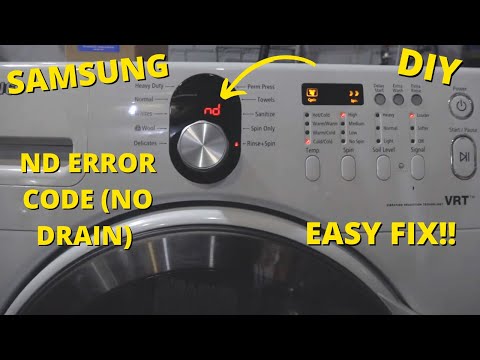 Fix TC Error: Samsung Washer Test Mode Guide