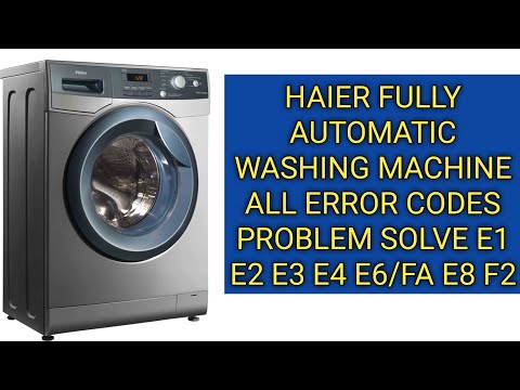 How Fix Error Code ERR6: Haier Washer Tutorial