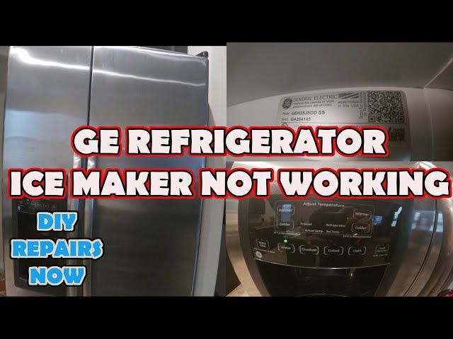 How to Fix GE Ice Maker Not Working: Quick Guide