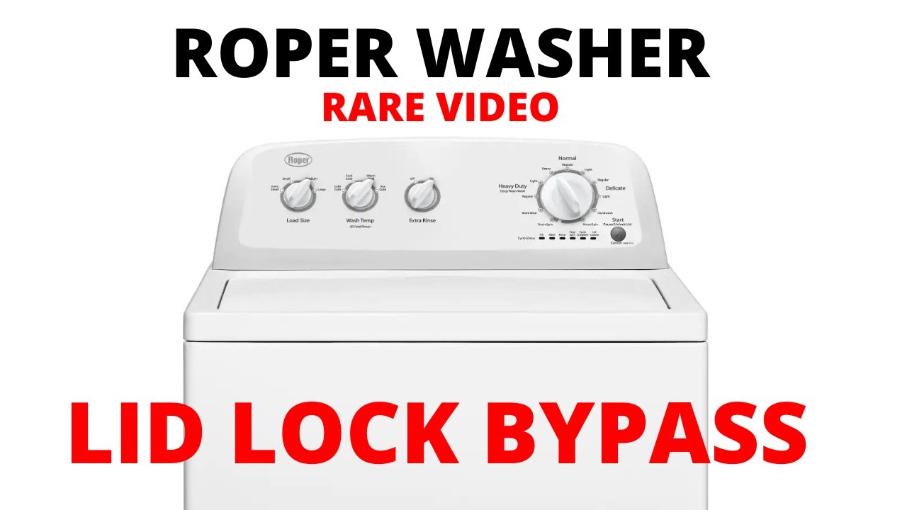 Roper Washer Not Spinning: Troubleshooting Tips