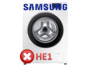 Samsung Washing Machine Error Code HE1: Fixes