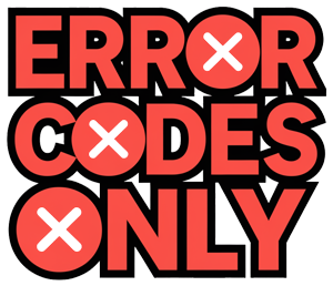 Error Codes Only